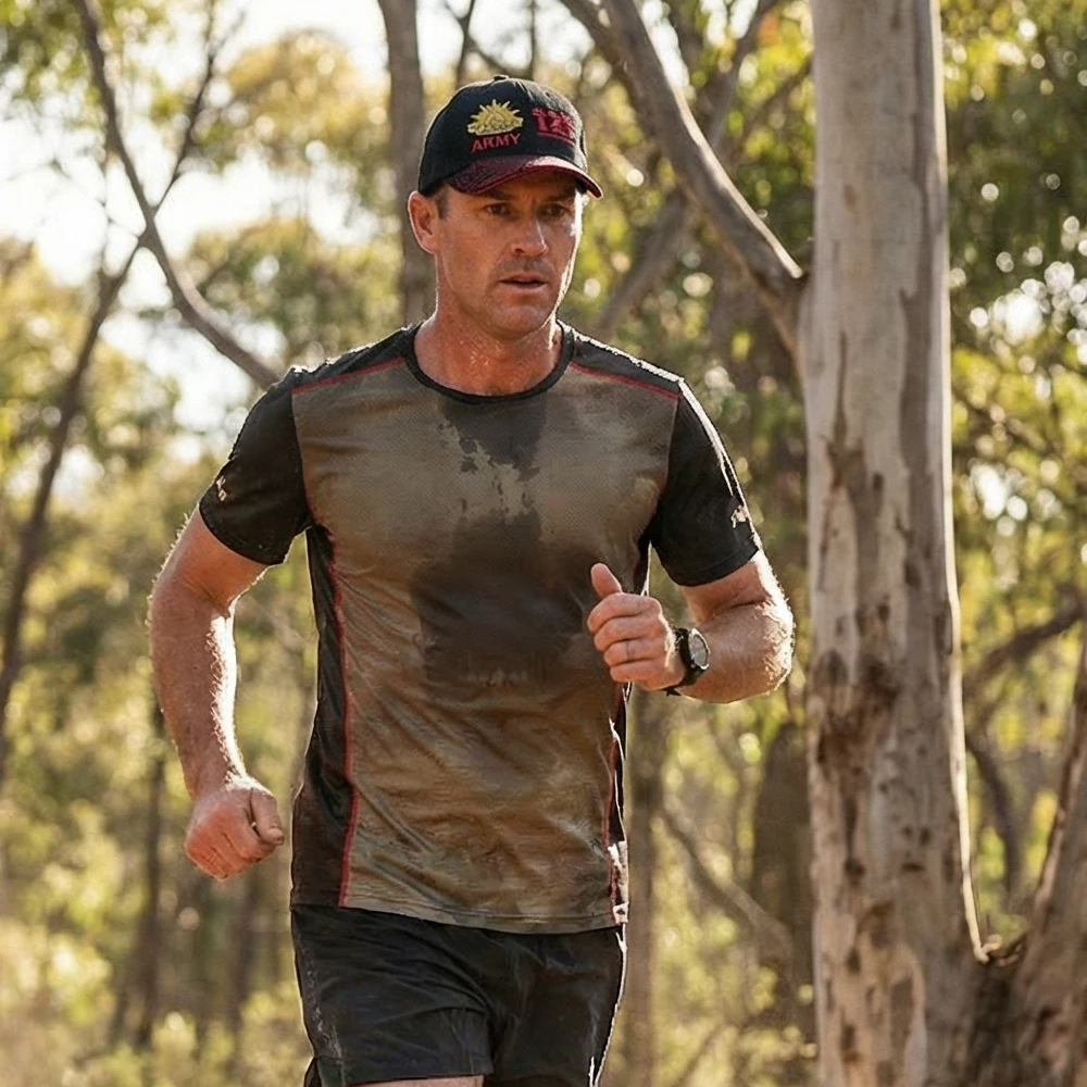 Australian Army 125th Anniversary Desk Paper Weight on a Desk