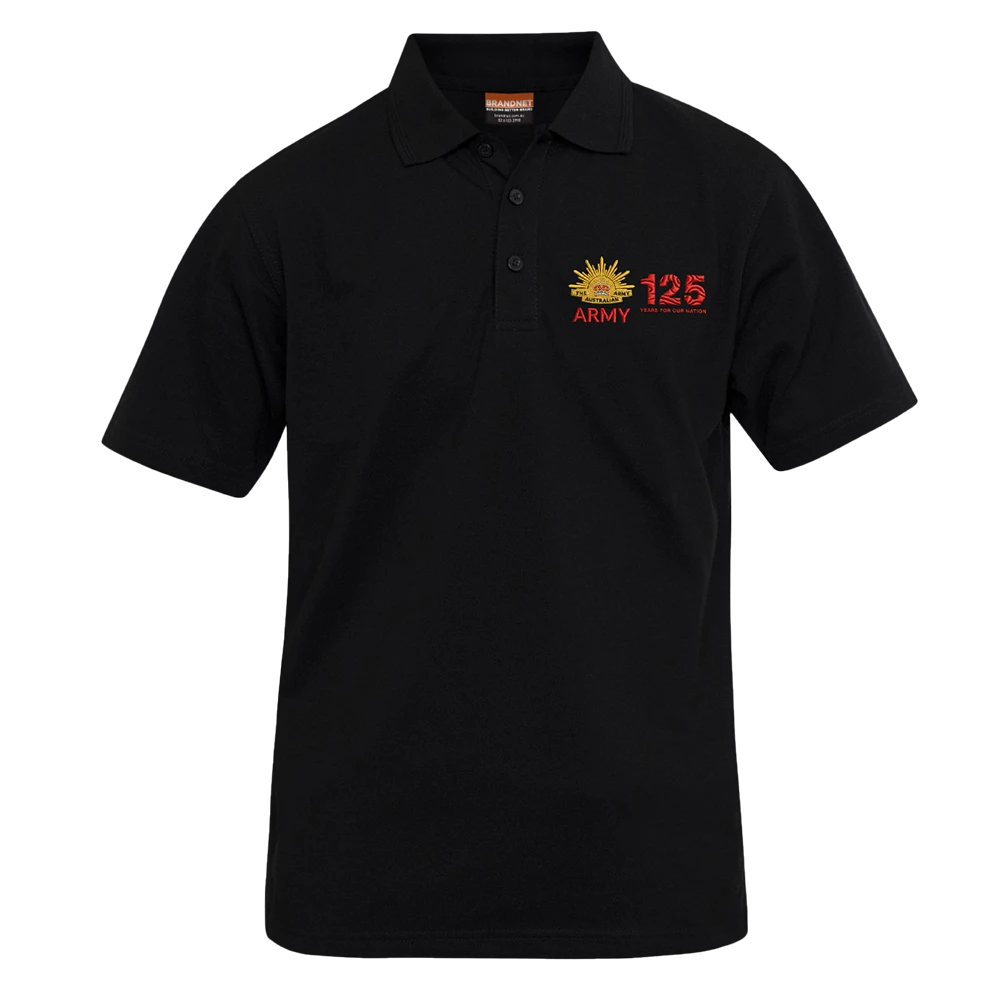 Australian Army 125th Anniversary Desk Paper Weight on a Black Background