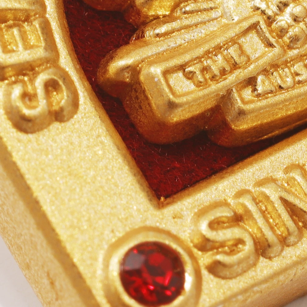 Australian Army Red Annodised LED Key Ring Torch Beam