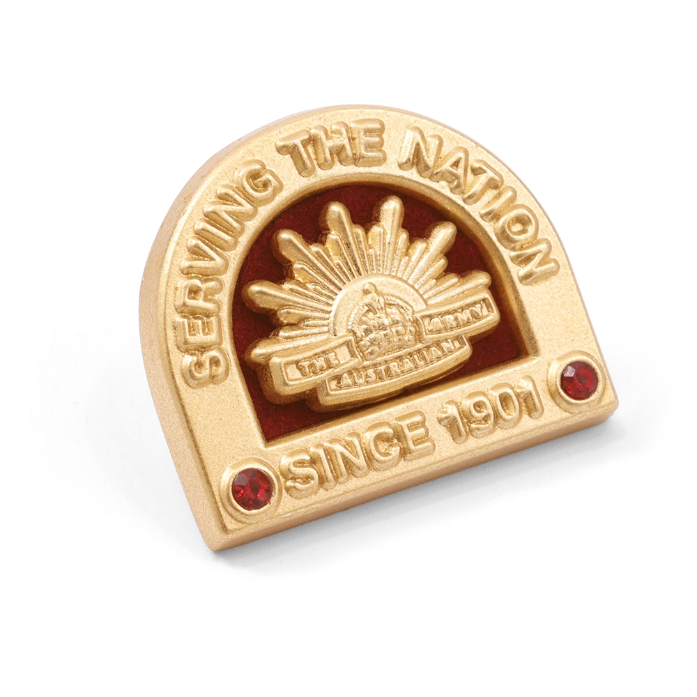 Australian Army Red Annodised LED Key Ring Torch